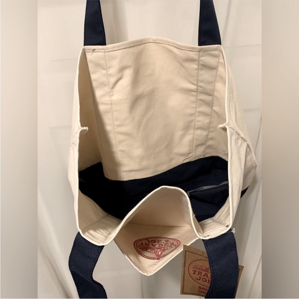 Trader Joe's Canvas Tote Bag - Picture 4 of 4